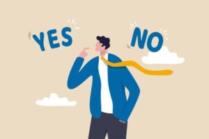 yes or no illustration, strategy, sound negotiator, negotiation, ai.