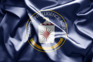 Central Intelligence Agency flag, sound negotiator, ai.